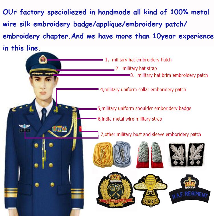 2021 High Quality Army Military Epaulette Uniform Shoulder Badge For German World War II Badges ...