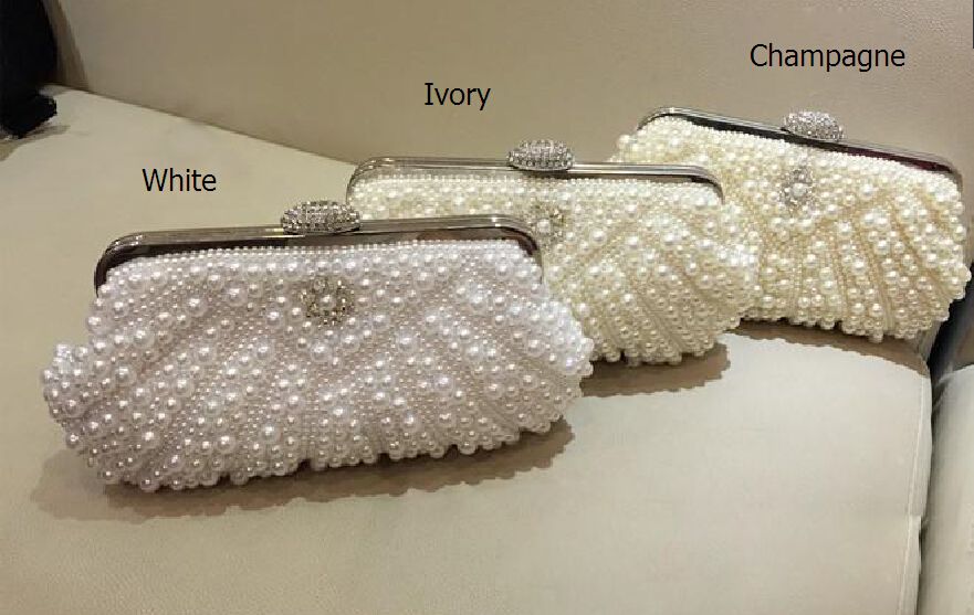 pearl bridal bag