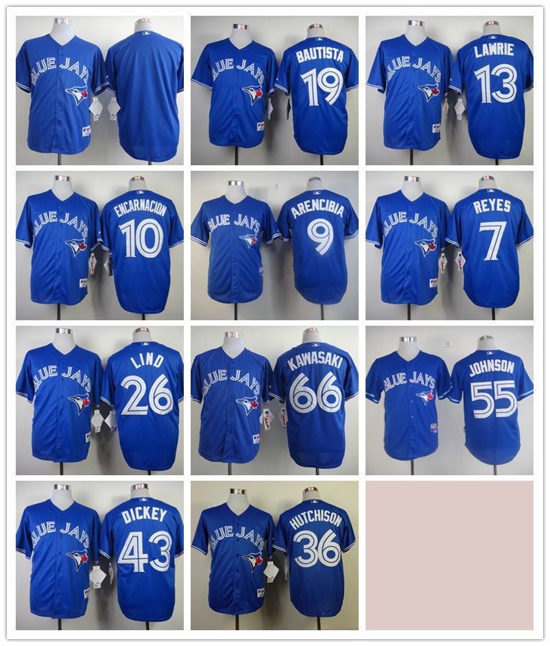 2021 Cheap Baseball Jerseys Toronto Blue Jays 19 Bautista 13 Lawrie 7