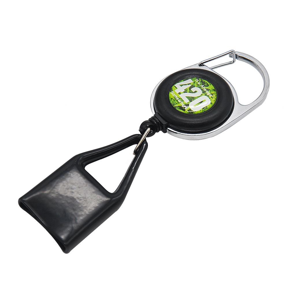 LOT Universal LIGHTER LEASH KEYCHAIN CLIP RETRACTABLE EDC Other