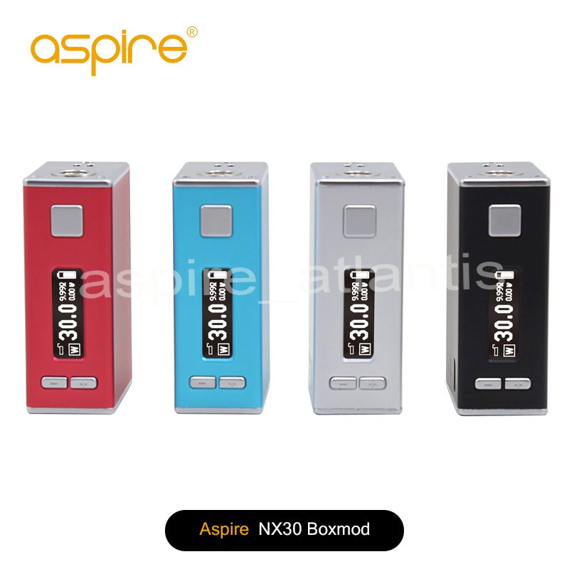 Original Aspire NX30 Box Mod 30W 2000mah E Cigs Compact Mod Powered By