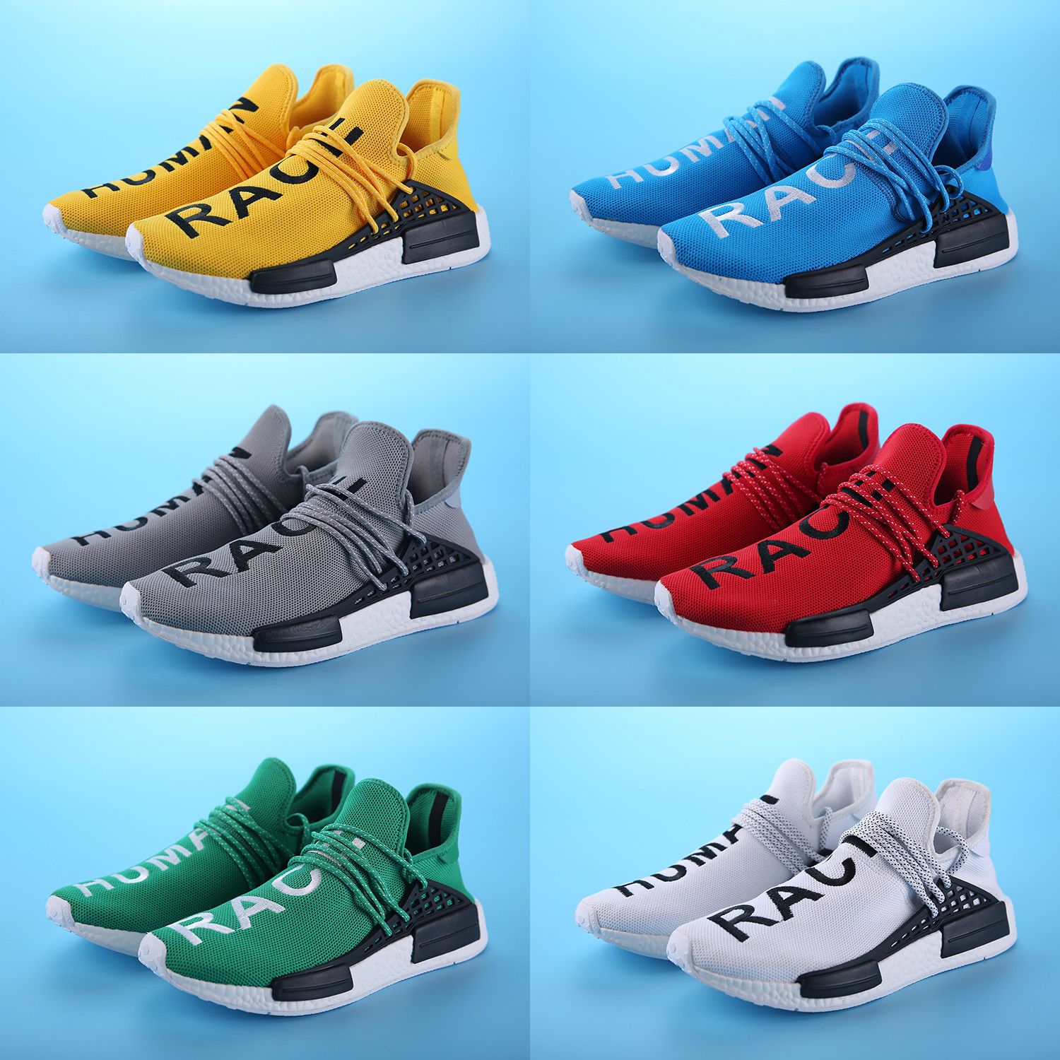 Acquista Drop Shopping Promozioni Originali NMD HUMAN RACE Pharrell  Williams X NMD Runner Scarpe Uomo Donna Nuovi Arrivi Sneakers Senza Scatola  A 31,72 € Dal Huaguimaoyi | DHgate.Com