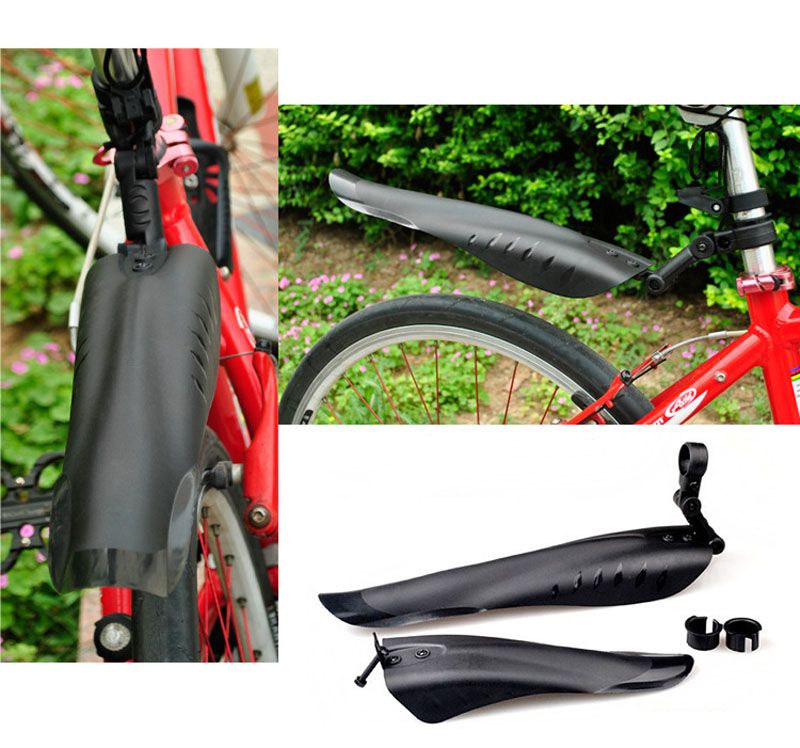 2PCS//SET BIKE MOUNTAIN BICYCLE CYCLING FRONT REAR FENDERS SPLASH GUARD SMART