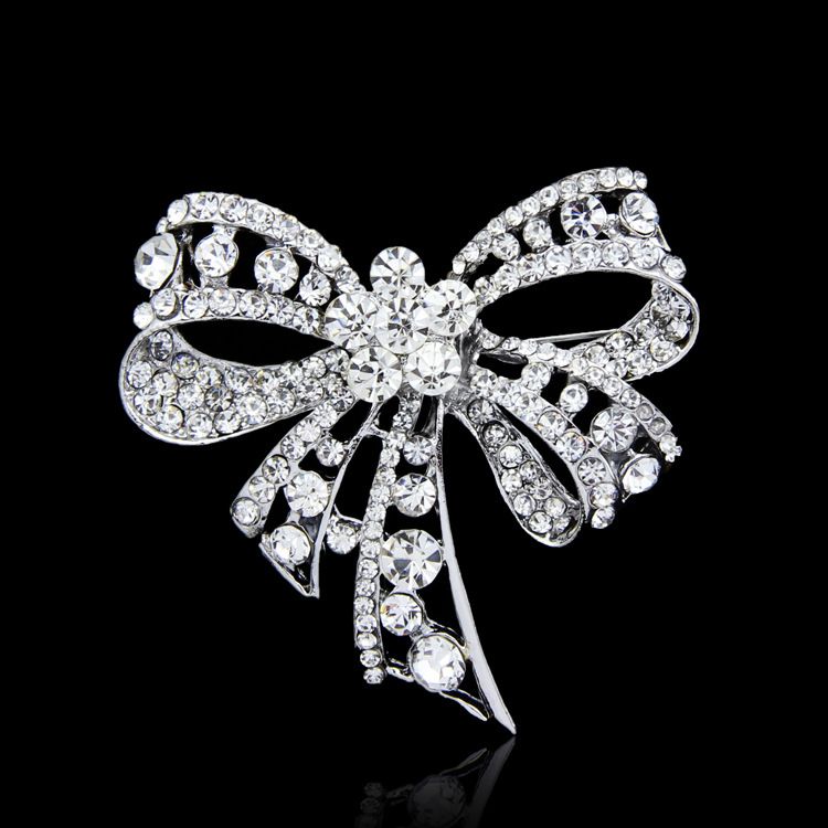 2021 2016 Rhinestone Vintage Women Brooch Pins For Wedding Dress Pins