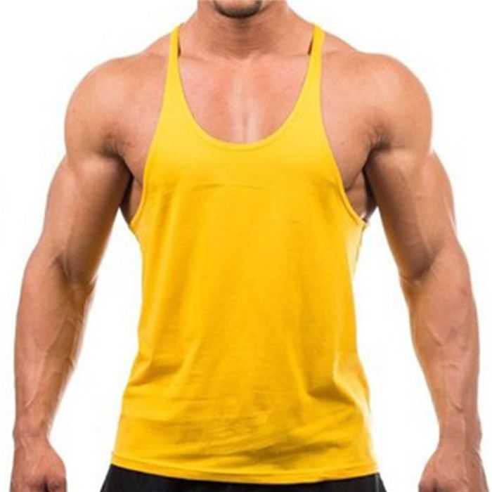 2020 New Arrivals Mens Vest Thin Strap Training Tank Tops Bodybuilding