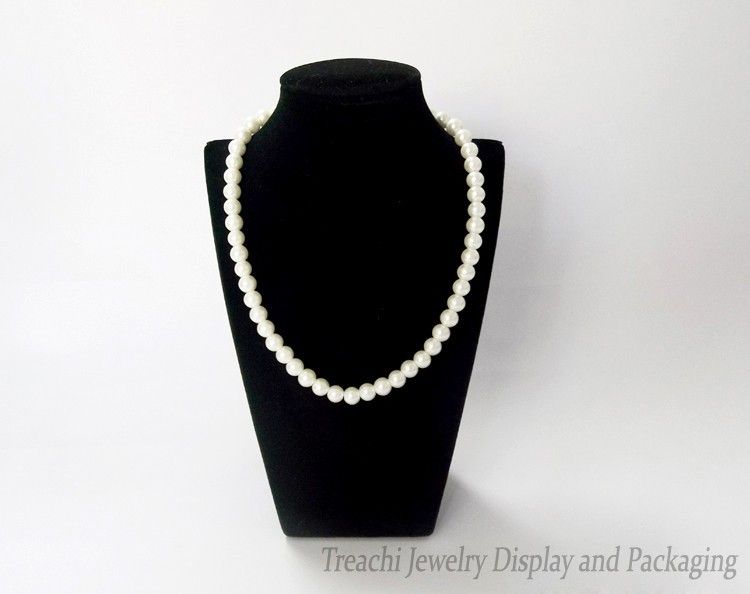 Latest Style Wooden Jewelry Props Necklace Pendant Display Bust Stand