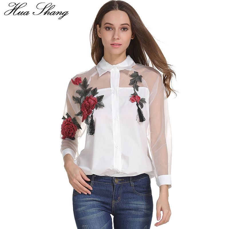 camisa de organza branca