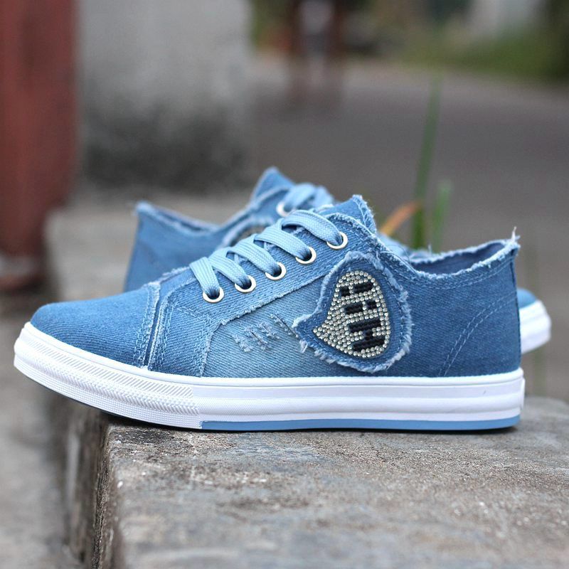 new denim canvas shoes