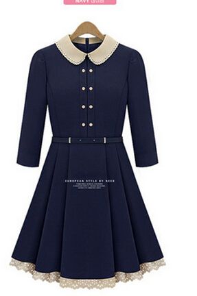 Stile sottile blu navy