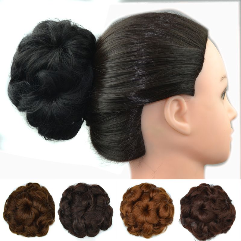 Grosshandel Sara Bride Chignon Haarknoten Curly 12cm 12cm 50g