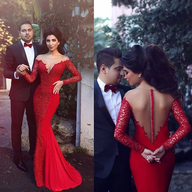 Bare Back Red Dresses