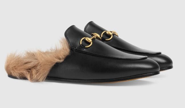 womens fur lined loafers