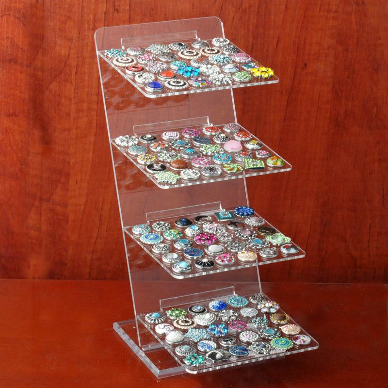 Wholesale Newest Acrylic Snap Button Bracelet Display Detachable Set
