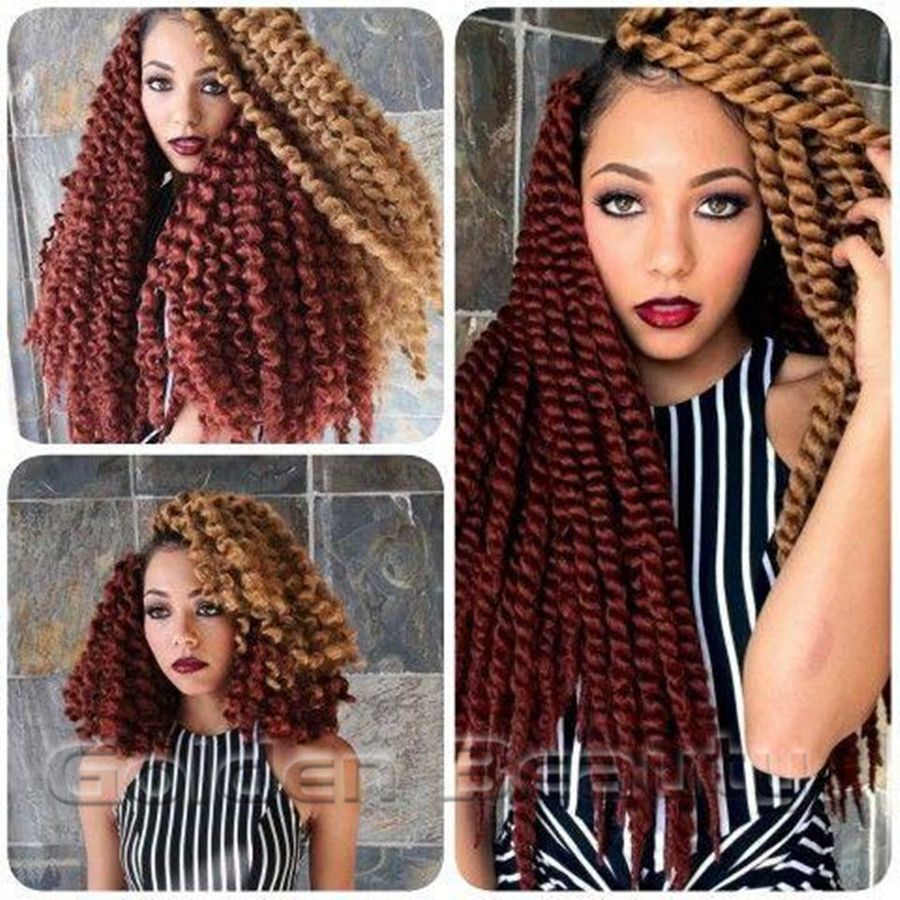 Wholesale 22 Inch Long Purple Blue Red Color Havana Mambo Twist
