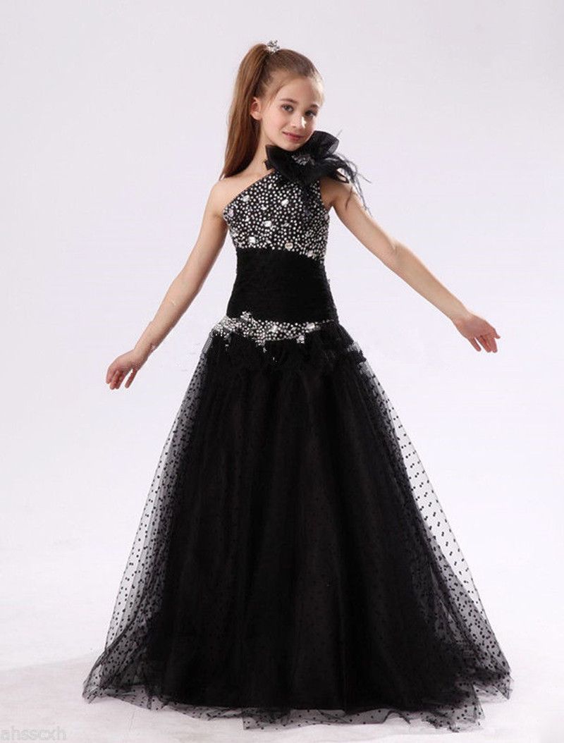 black gowns for kids