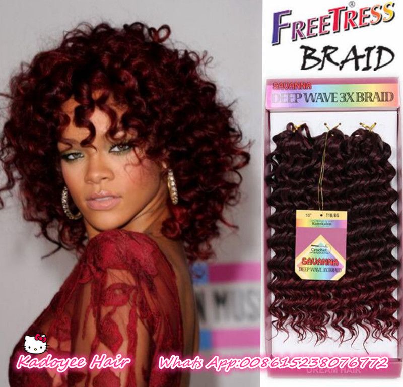 2020 3x Short Curly Hair Styles Freetress Deep Wave Twist Crochet