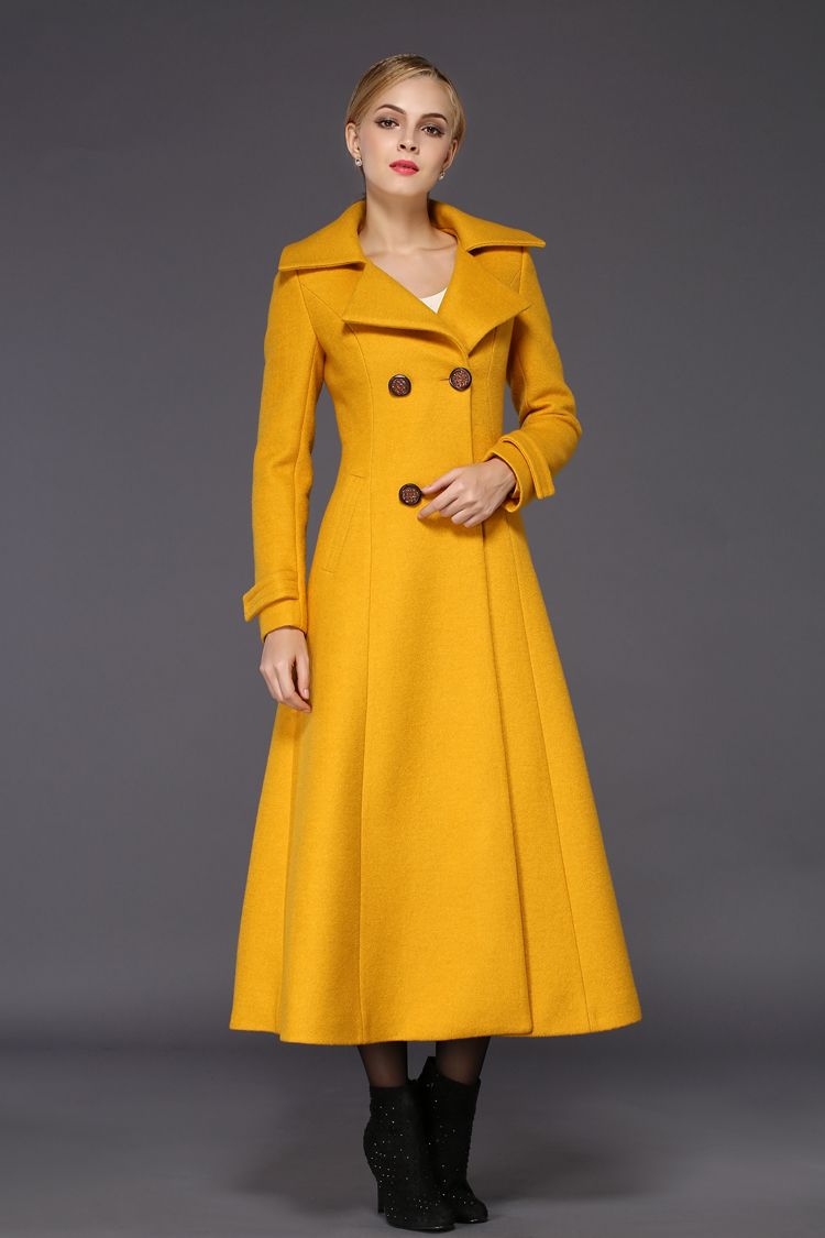 maxi trench coat