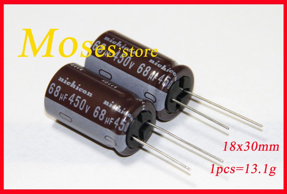 68uf 450v Capacitors Lot of 2