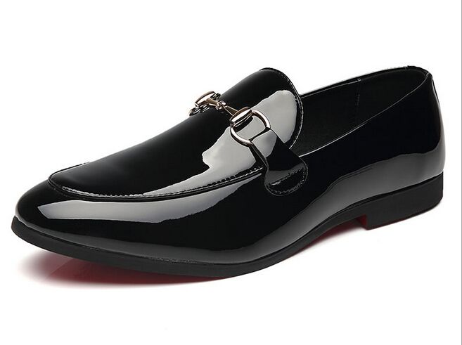 Acquista Scarpe Da Uomo Italiane Scarpe Fibbia Pelle Verniciata Moda Lusso Mocassini Sposo Scarpe Da Sposa Uomo Scarpe Oxford 38 48 Mocassini A 36,91 € Dal Jiyan | DHgate.Com