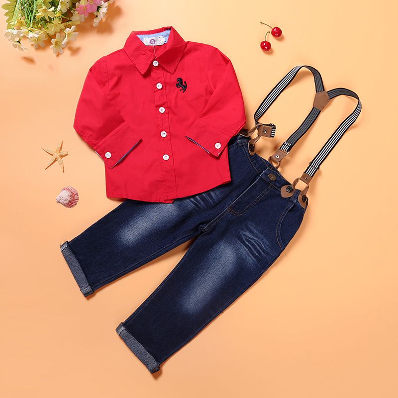 boys red outfit