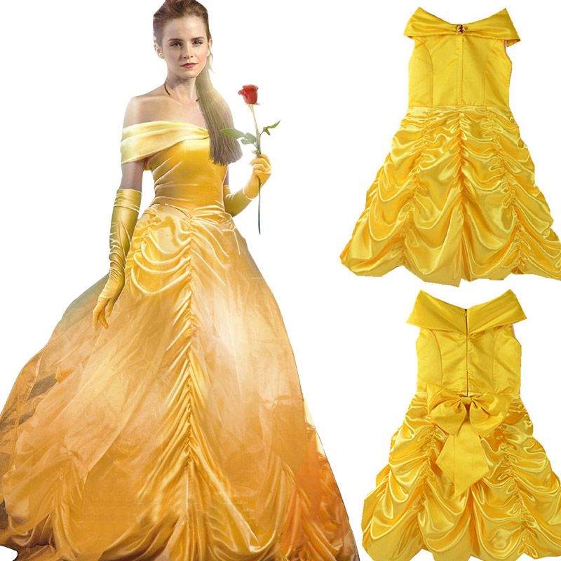 yellow dress fancy
