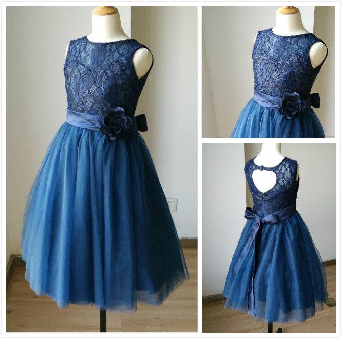 navy bridesmaid dresses kids