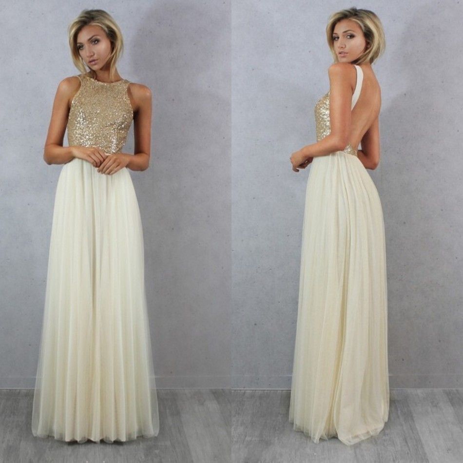 champagne gold sequin bridesmaid dresses