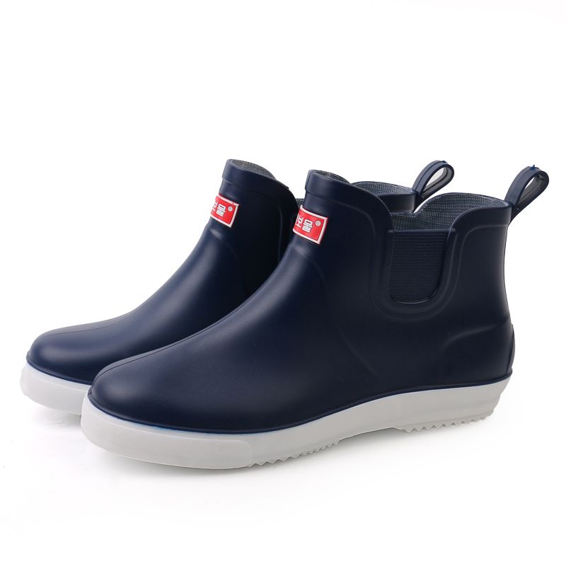 Botas De Lluvia Hombre Botas De Moda De Tubo Corto Hombres Primavera Y Nuevos Antideslizantes Bajos Para A Los Zapatos De Hombre De 28,26 | DHgate