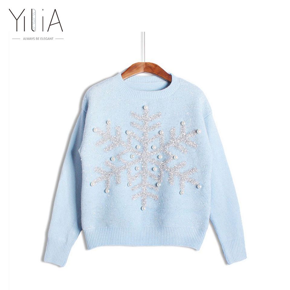 christmas snowflake sweater