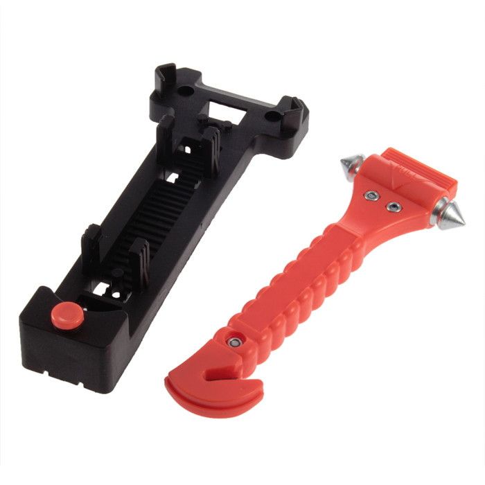 LV835 Premium Car Auto Window Glass Breaker Emergency Hammer Belt