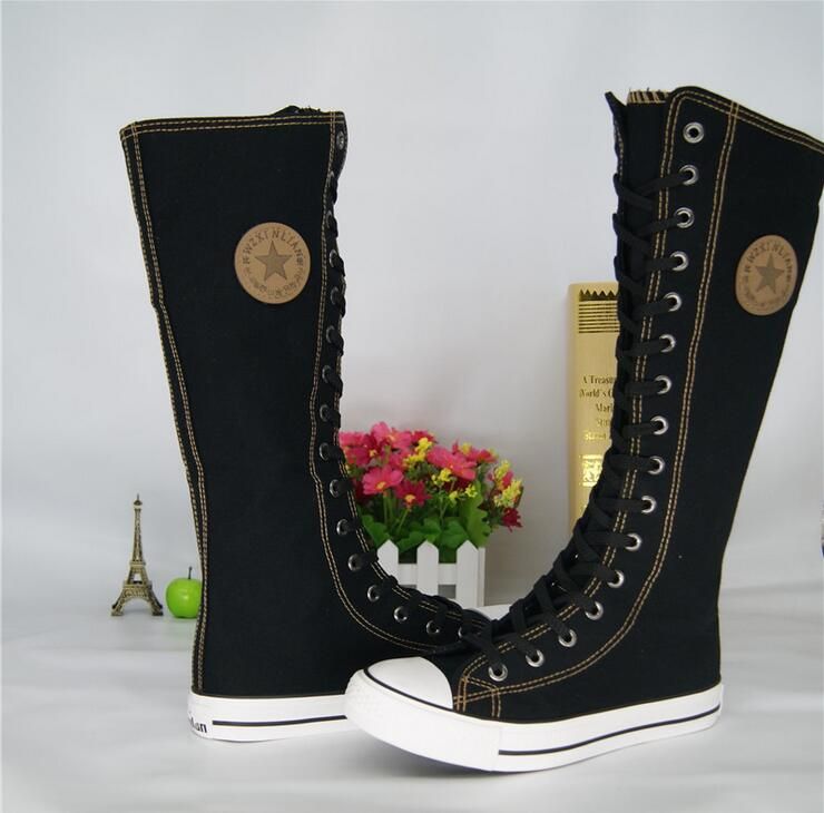 girls knee high sneakers