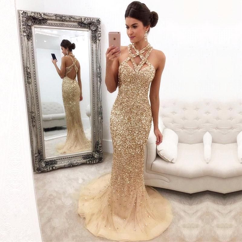 tall sparkly dress