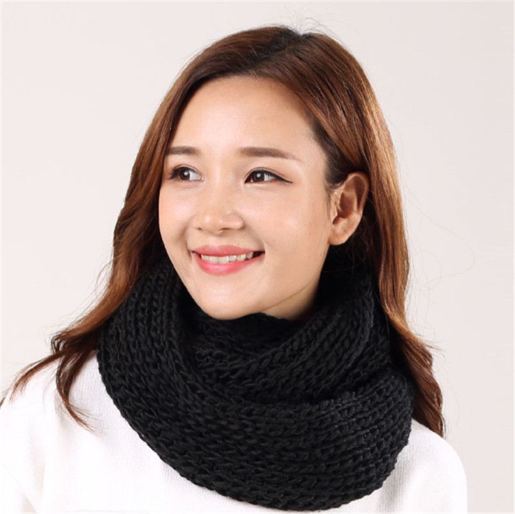 2017 Nuevo Unisex Bufanda de Invierno de Bufandas Cuello mujer Crochet Loop