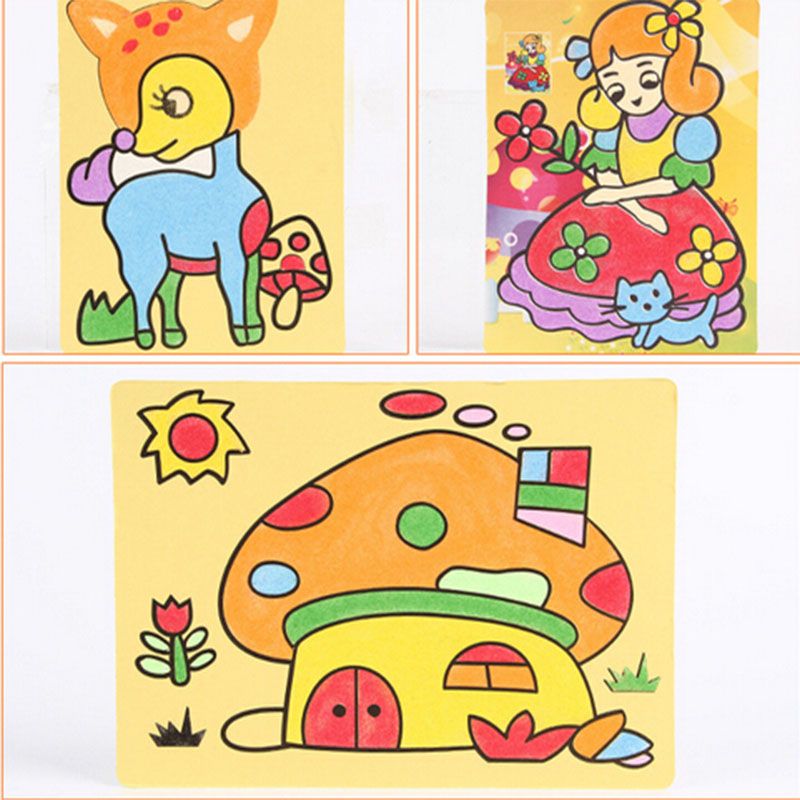 small color sand painting drawing pictures kids cartoon puzzle diy learning education classic toys for - Small Drawings For Kids small color sand painting drawing pictures kids cartoon puzzle diy learning education classic toys for - Small Drawings For Kids