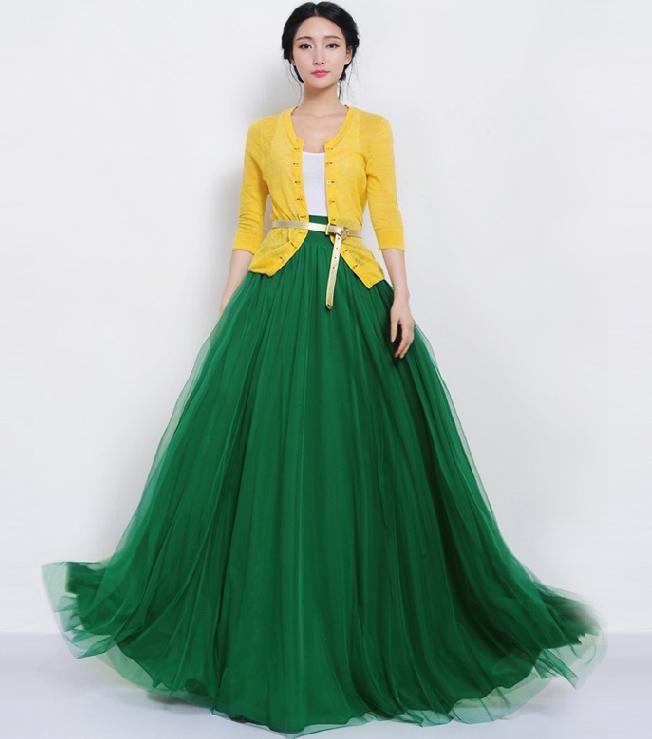 long gauze skirt waist princess dress
