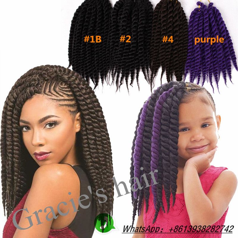 Synthetic Hair Bulks Havana Twist Crochet Braids Synthetic Hair