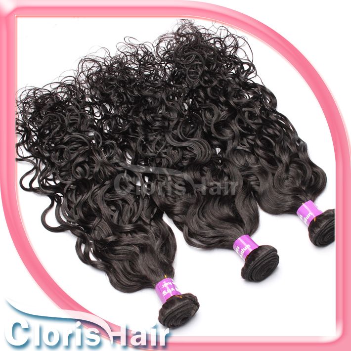 Wet Wavy Peruvian Ocean Wave Human Hair Weave Bundles Hot Sale