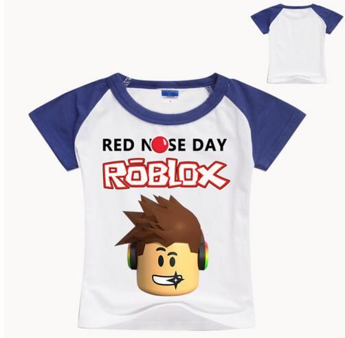 Compre Nuevo Roblox Red Nose Day Niños Tops Lindo Venta Caliente Coches De Dibujos Animados Niños Bebés De Manga Corta Tops De Verano T Shirt Tees - red smile roblox