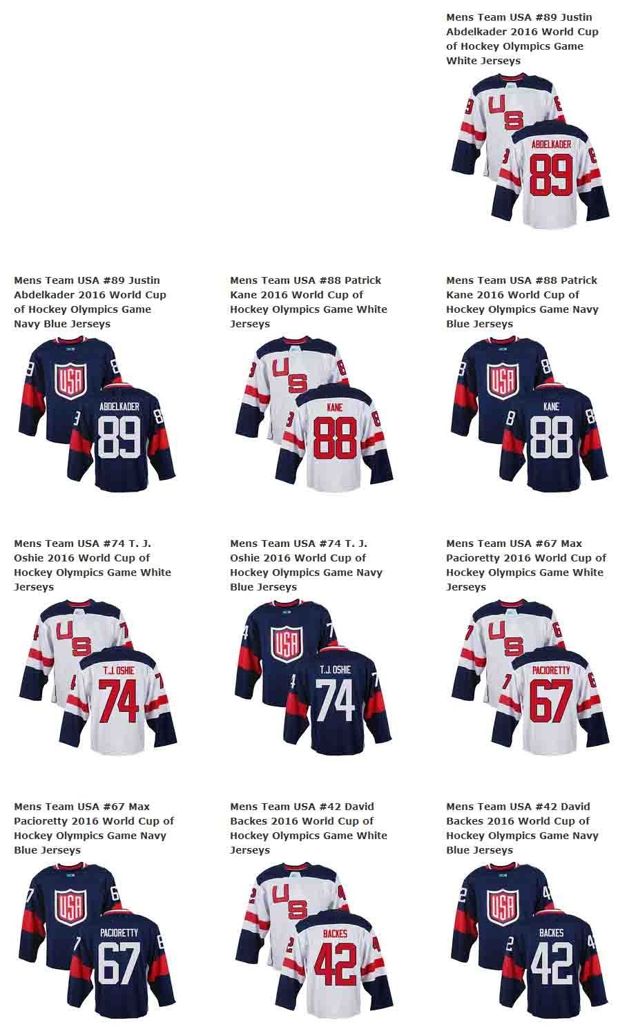 tj oshie world cup of hockey jersey