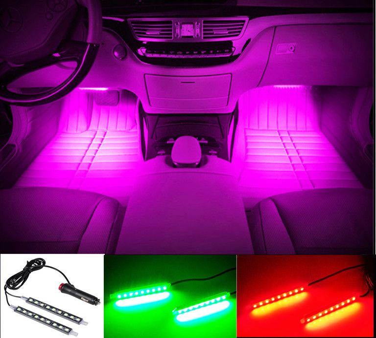 2019 Car Decorative Atmosphere Lamp Charge Led Interior Floor Decoration Light With Mini Dimmer Led Single Color From Wonderful2015 13 07
