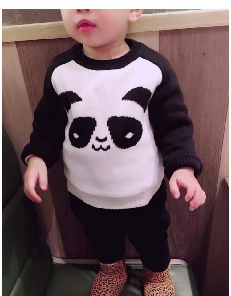panda sweater for baby