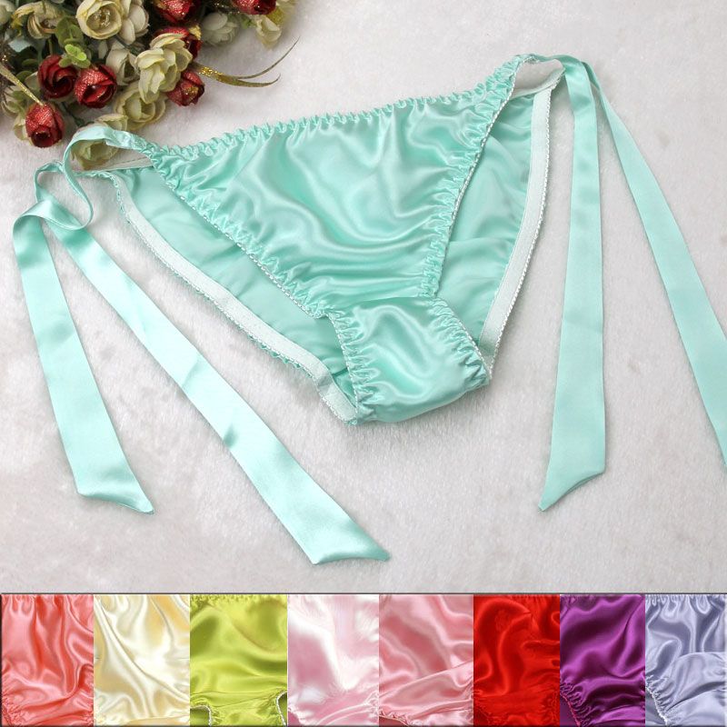 2021 Womens 100 Silk Bikinis Panties Silk Panties Womens G Strings
