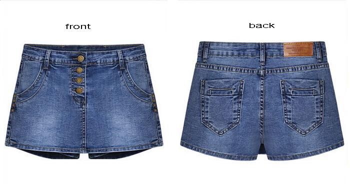 skirt in the front shorts in the back