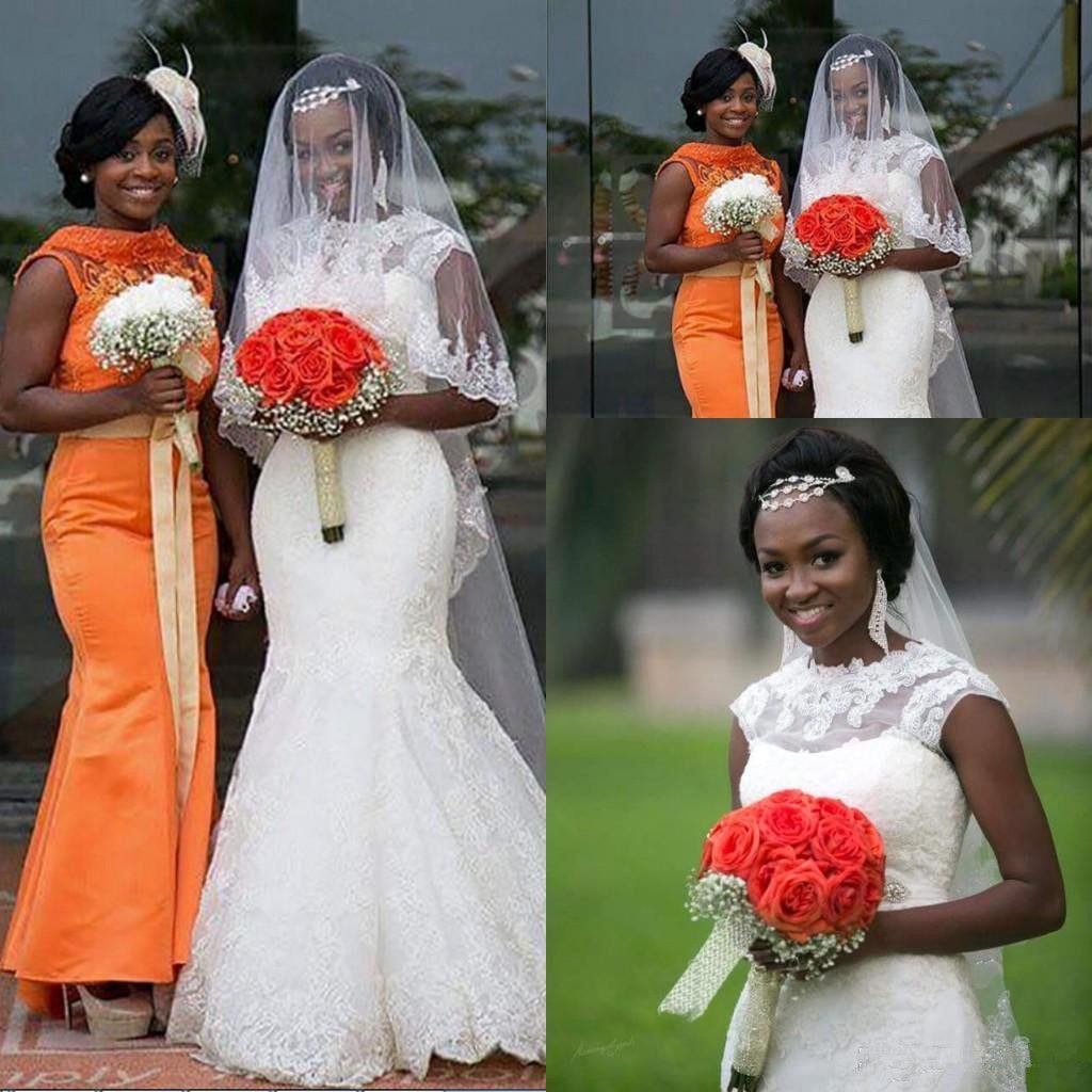 high neck cap sleeve wedding dress