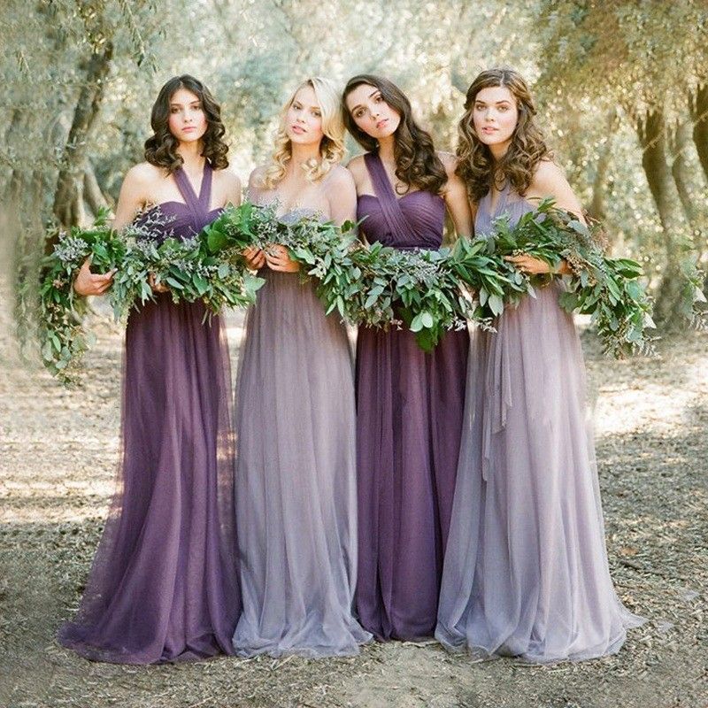 soft lavender bridesmaid dresses