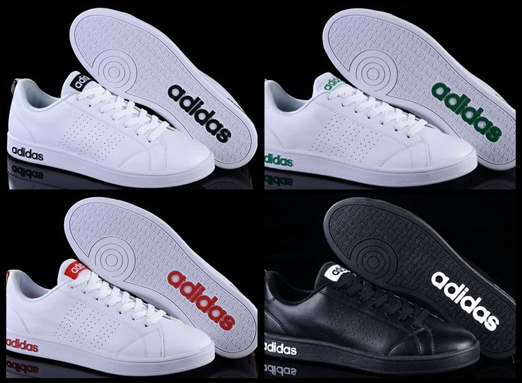 Original Adidas Neo PU Running Shoes For Men Originals Cheap Casual Sneakers  Sports Man Leather White Black Size 40 44 From Backers, $82.06 | DHgate.Com