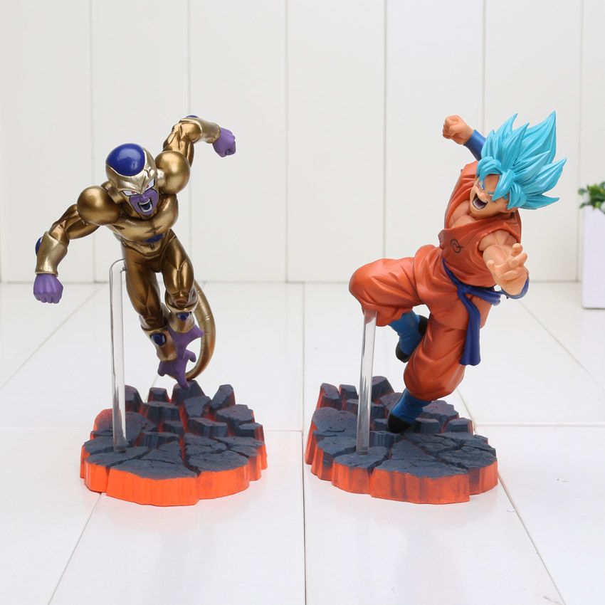 Dragon Ball Z Super Saiyan Goku Son Freezer Freezer Última forma Anime Combat Edition PVC Figura Dragon Ball Z Super Saiyan Goku Son Freezer Freezer Última forma Anime Combat Edition PVC Figura