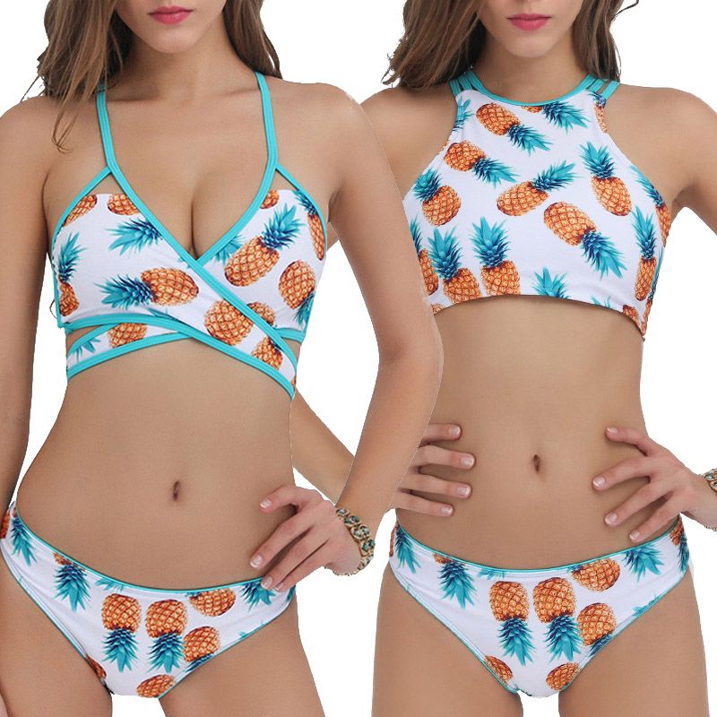 cute pineapple bathing suits