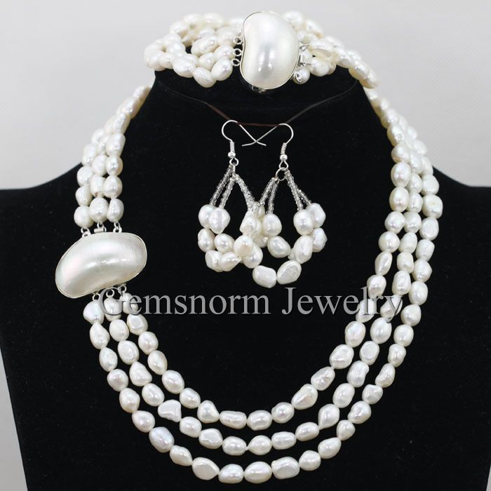 white costume jewelry