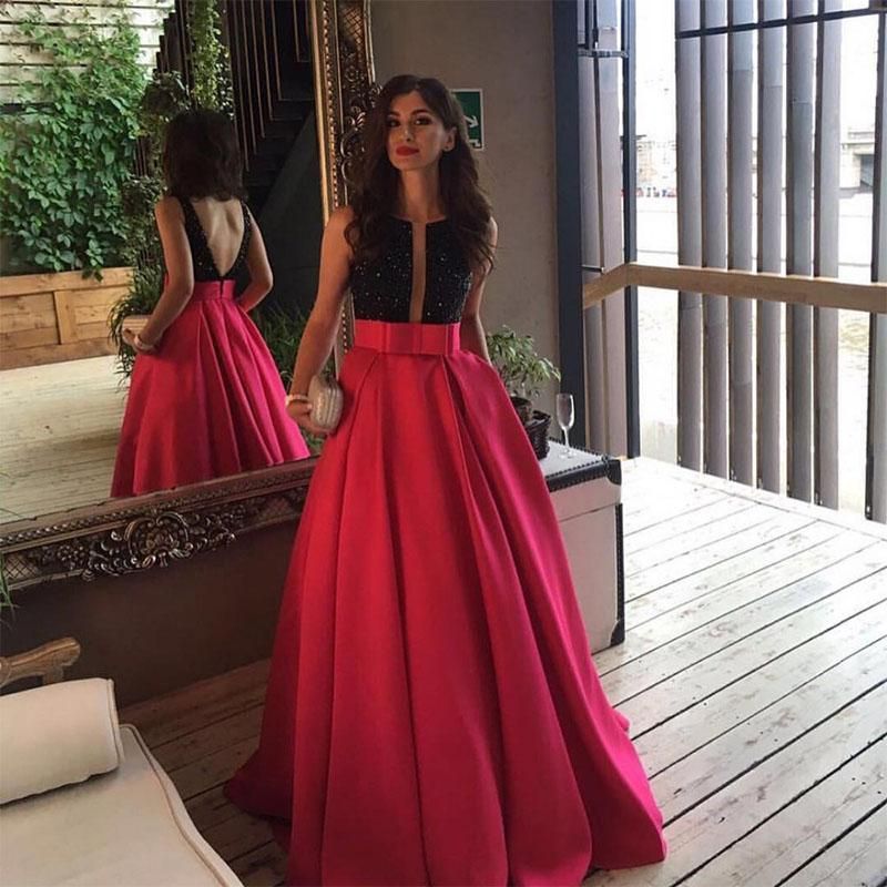 fuchsia formal evening dresses